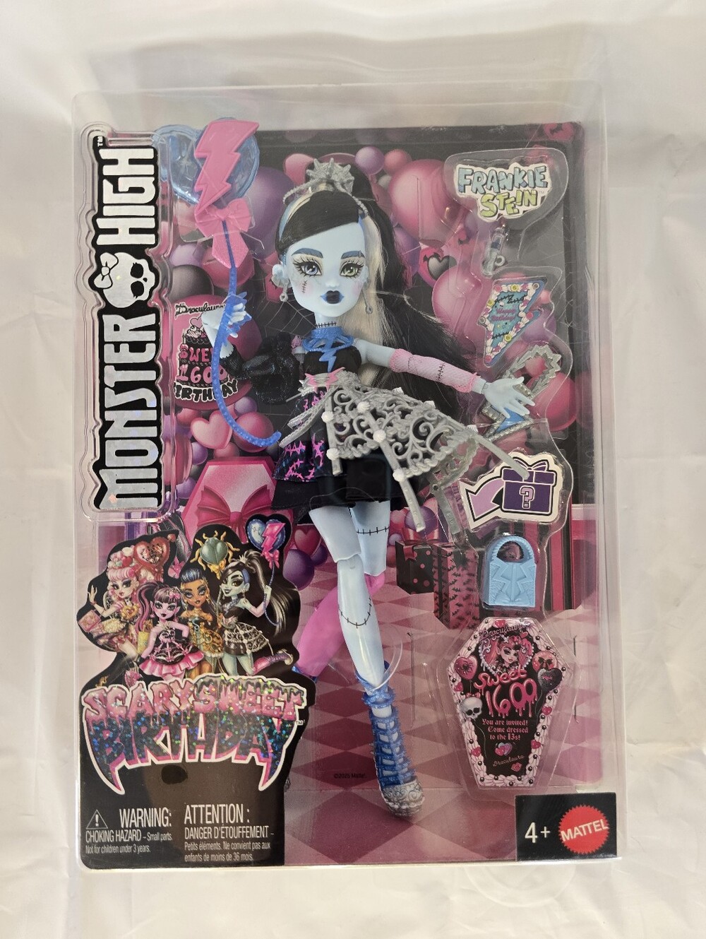 NIB Monster High Frankie Stein Scary Sweet Birthday Fashion Doll *RETIRED*